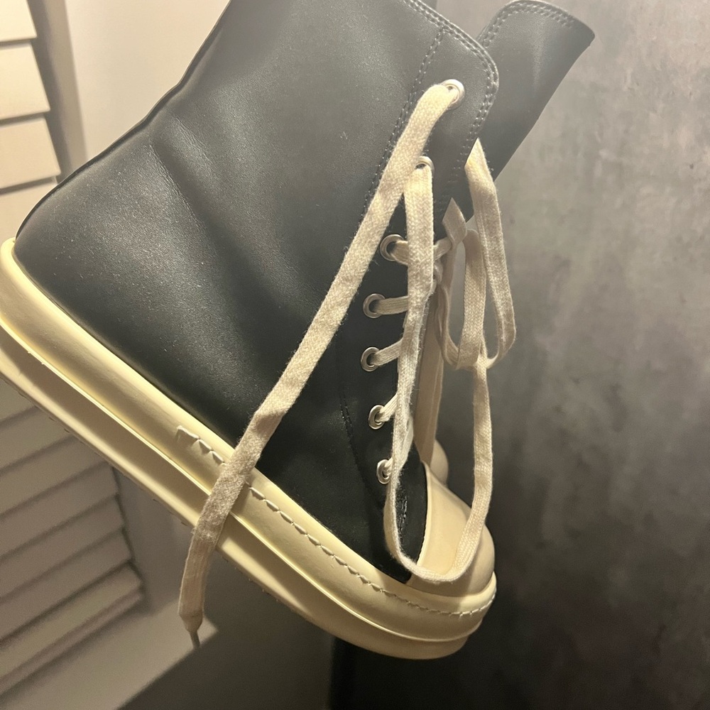 COPY - Rick Owens Leather Ramones